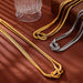 Elegant Titanium Steel Knot Pendant Necklace for Women Jewelry