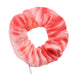 Trendy Tie-Dye Velvet Zipper Large Intestine Hair Loop for Stylish Look