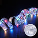 LED Ribbon String Lights - Decorative Christmas Tree Bow with Copper Wire