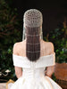 Handmade Hollow Pearl Tassel Headpiece Hat For Stage, Performance, Or Events