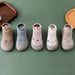 Newborn Soft Sole Rubber Floor Shoes with Socks – Lightweight and Warm