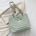 Women's Bubble Textured Tote Bag With Soft Handles For Stylish Everyday Use