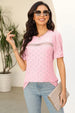 Patchwork Round Neck Pullover T-Shirt With Simple And Modern Aesthetic