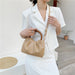 Cloud Bag Messenger Fashion Pleated Small Bag Simple Wooden Handle Handbag