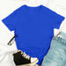 Women's Solid Color Round Neck Short-Sleeved Top