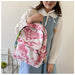 Colorful Mori Backpack for Girls - Small Fresh High School & College Bag with Vitality