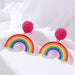 Rainbow Fashion Rice Ball Earrings Women's Fashion Jewelry