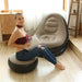 Air Mattress Lazy Sofa Deck Chair Comfortable Leg Stool Rest Beanbag Sofa