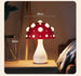 Dimmable Mushroom Desk Lamp – Decorative Bedside Light for Dorm or Bedroom