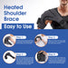 Heated Shoulder Protection with Touchscreen Control and Vibration Massage