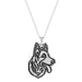 Husky Dog Puppy Pendant Necklace for Pet Lovers Unique Jewelry Gift Idea