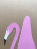 Swirl Bird Flamingo Beach Backyard Creative Party Decoration (4 Pieces Set)
