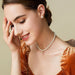 Multilayer Elegant White Pearl Collar Choker Necklace Women's Jewelry
