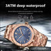 Men's Waterproof Luxury Wristwatch with Luminous Display