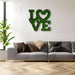 Love Letter Moss Wall Art – Natural Greenery Wall Decor