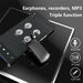 Collar Style Bluetooth Earphones MP3 Wireless Telescopic Cable Single Ear Design with Card Recording
