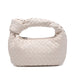 Woven Designer Handbag - Fashionable Cowhorn Knotted Bag for Stylish Carrying