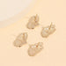 2-Piece Rhinestone Butterfly Stud Earrings Set for Women’s Jewelry