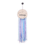 Mermaid Blue Wood Plank Dreamcatcher – Wall Hanging Room Decor