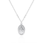 Gold Virgin Mary Pendant Necklace – 925 Sterling Silver Women’s Chain