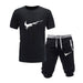 Two Pieces Sets T Shirts Shorts Set Hight-Quality Men's Fashion Clothing