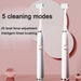 Three-Sided Rechargeable Electric Toothbrush with Sonic Vibration and Waterproof Design