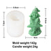Christmas Dwarf Candle Molds 3D Santa Claus Scented Model Ornaments