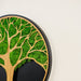 Life Tree Metal Wall Art – Moss-Inspired Home Decoration
