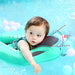 Non-Inflatable Baby Swim Float with Foot Cushion Seat and Fun Water Play Design
