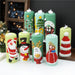 8 Nordic Style Christmas Santa Claus Candle Scented Candle Molds