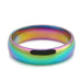 Rainbow Ring for Men and Women – Titanium Steel Ring Jewelry