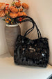 Sequin Braided Strap Shoulder Bag – Glamorous Casual Party Purse