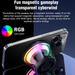Magnetic Speaker Phone Holder – Portable RGB Bluetooth Speaker