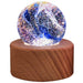 Decorative LED Glowing Crystal Ball with Dragon Bead and Night Light Function