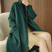 Cashmere Loose Double-Sided Lace-Up Coat Women's Long Outerwear
