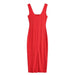 Solid Color Sleeveless Camisole Midi Dress for Effortless Style