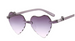 Retro Heart-Shaped Kids Sunglasses UV400 Protection Cute Cartoon Eyewear