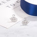 Exquisite Micro-Paved Zircon Versatile Earrings Sterling Silver Swan Earrings Jewelry