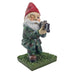 Funny Army Gnome Resin Statues – 3pc Outdoor Garden or Desk Decor Set