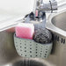 Sink Shelf Soap Sponge Drain Rack for Kitchen & Bathroom Storage