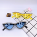 Fashion Kids Sunglasses Diamond Solid Color UV400 Protection Outdoor Use