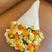 60cm Creative Crochet Rose Bouquet Blanket Gift for Girlfriend