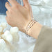 Three-Layered Titanium Steel Bracelet for Women – Modern Fashion Look