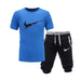 Two Pieces Sets T Shirts Shorts Set Hight-Quality Men's Fashion Clothing