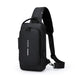 Waterproof Anti-Theft Sling Bag with USB and Password Lock for Men