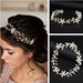 Handmade Pearl and Twisted Bead Bridal Hair Accessory