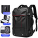 Men’s Large Capacity Travel Backpack with Expandable Vacuum Compression