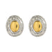 Women's Fashion Exaggerated Circular Metallic Gold Silver Alloy Earrings Jewelry