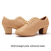 Soft Sole Latin Dance Shoes for Women with Mid Heel and Flexible Design