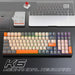 K6 Wireless 5.0 BT 2.4 Ghz Wired Three Modes Backlit 100 Keys Gamer Mechanical Keyboard